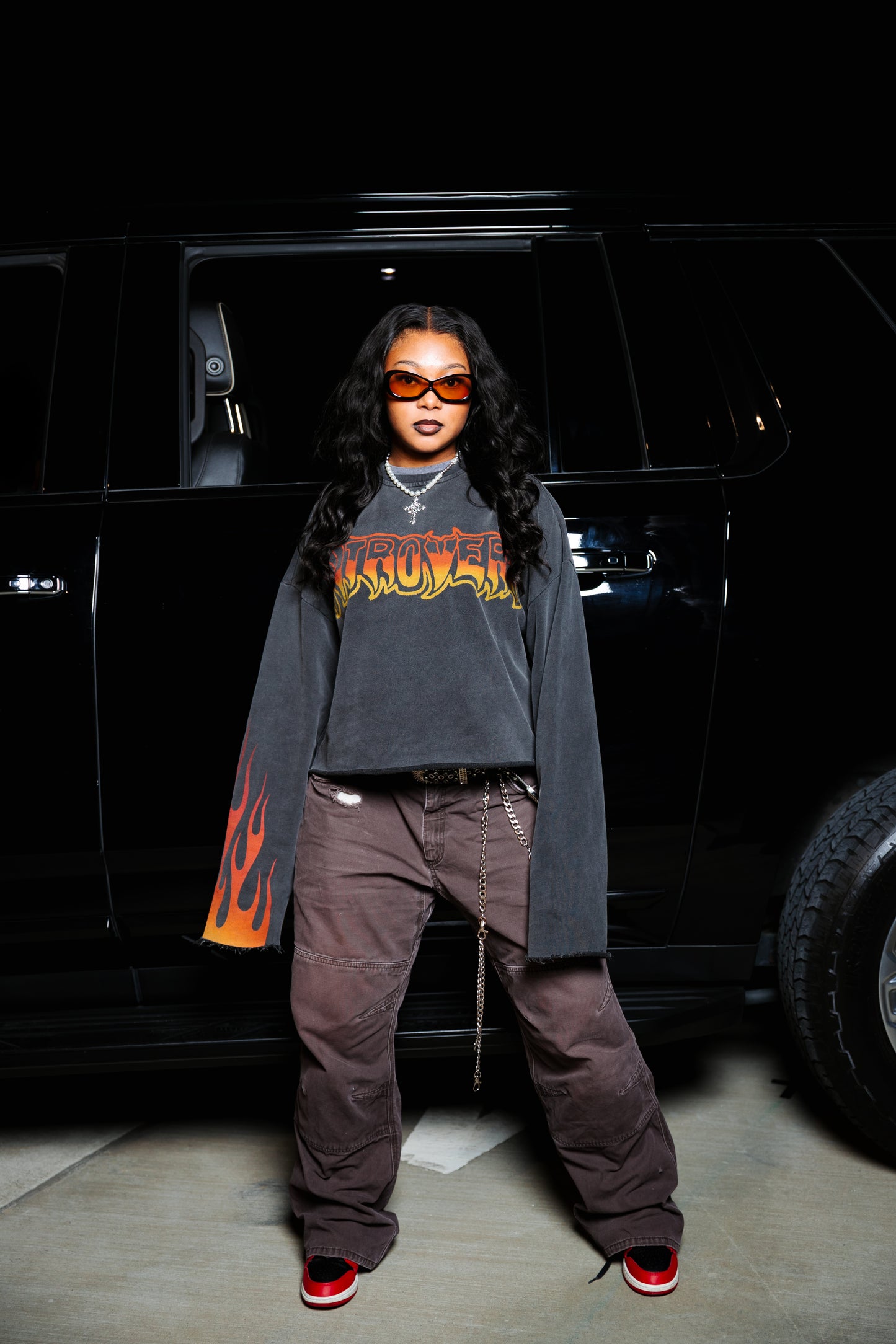 Introvert Wulf Grey Long Sleeve Tee